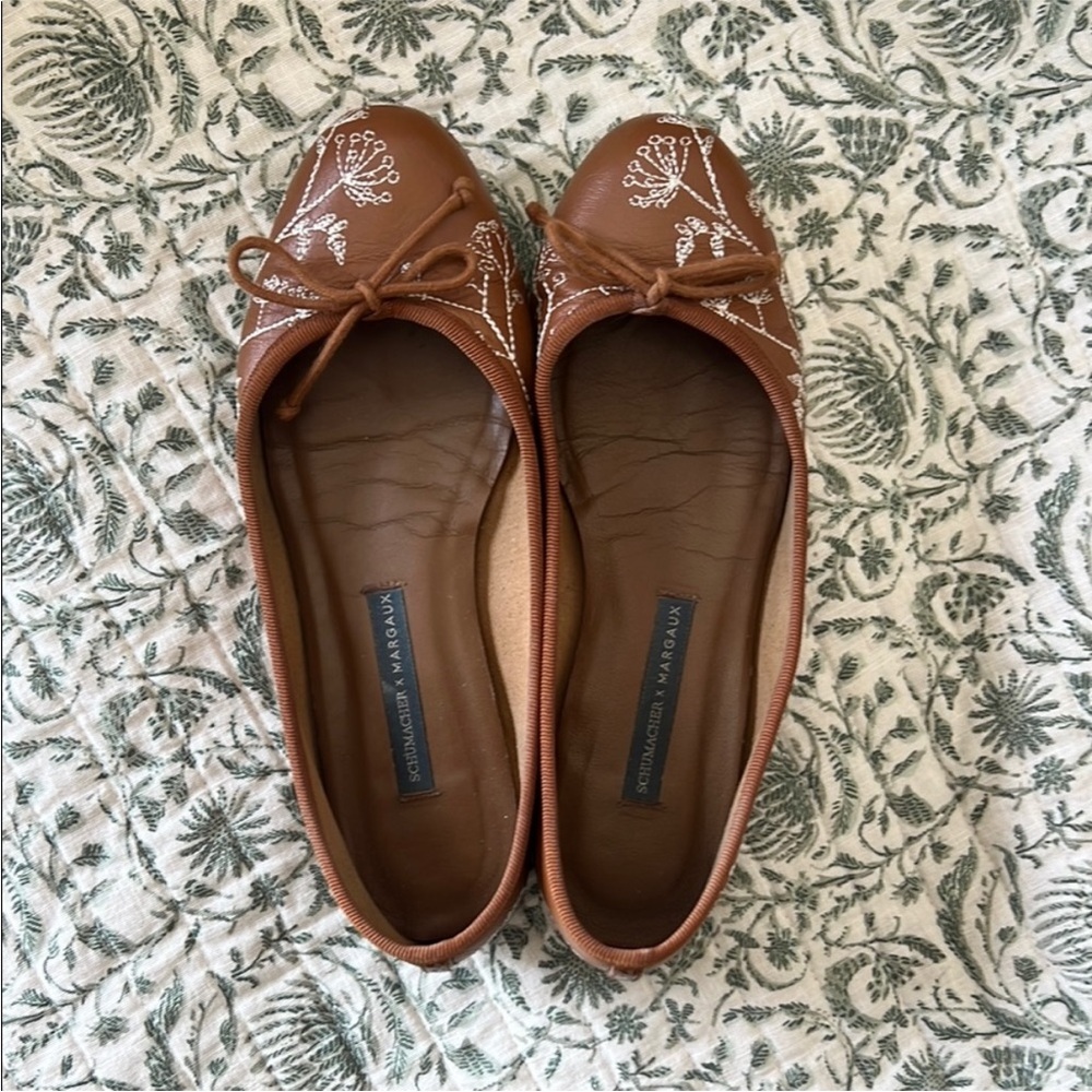 Margaux Embrodiered Ballet Flats
